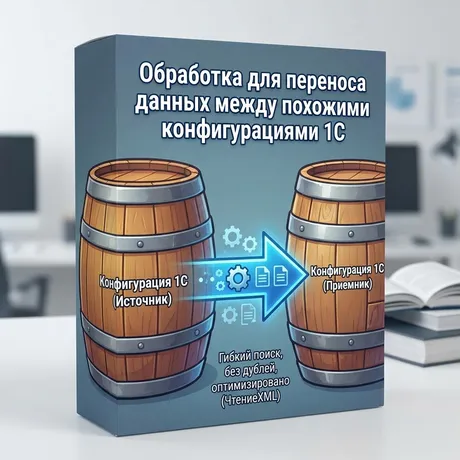 Логотип обработки - перенос между похожими конфигурациями 1С