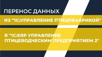 Перенос данных из "1С:Управление птицефабрикой" в "1C:ERP Управление птицеводческим предприятием 2"