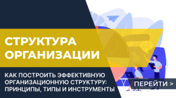 Принципы построения и оптимизации структуры организации