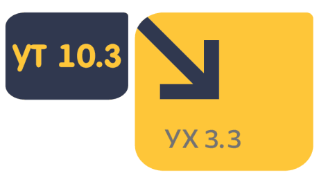 Логотип Перенос данных из УТ 10.3 в Управление холдингом 3.3